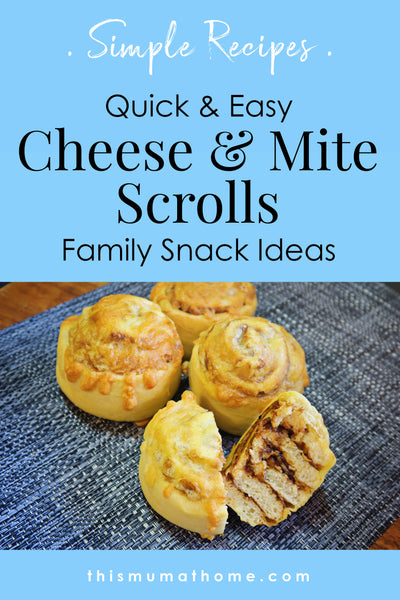 Cheese & Mite Scrolls - Simple Snack Ideas
