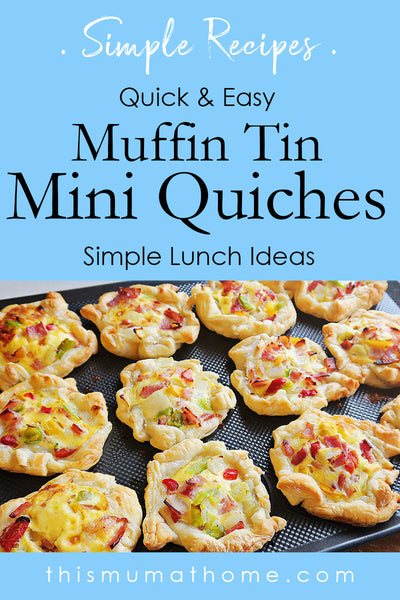 Muffin Tin Mini Quiches - Simple Lunch Ideas